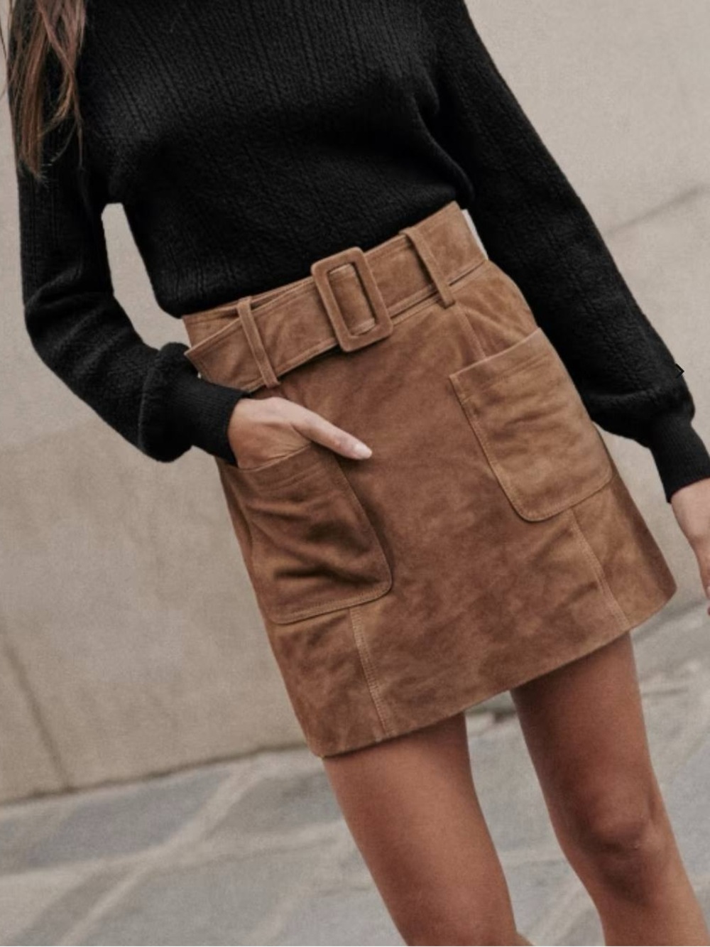 BOOHOO CORDUROY MINI SKIRT